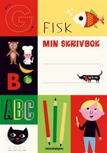 Min skrivbok – linjerat häfte. Uppdragsgivare: Rabén & Sjögren. Uppdrag: projektledning, redaktörsjobb.