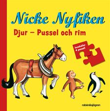 Nicke Nyfiken, Djur - Pussel och rim. Uppdragsgivare: Rabén & Sjögren. Uppdrag: översättning, redaktörsjobb.