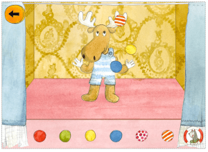 Svante vill ha en prickig boll.